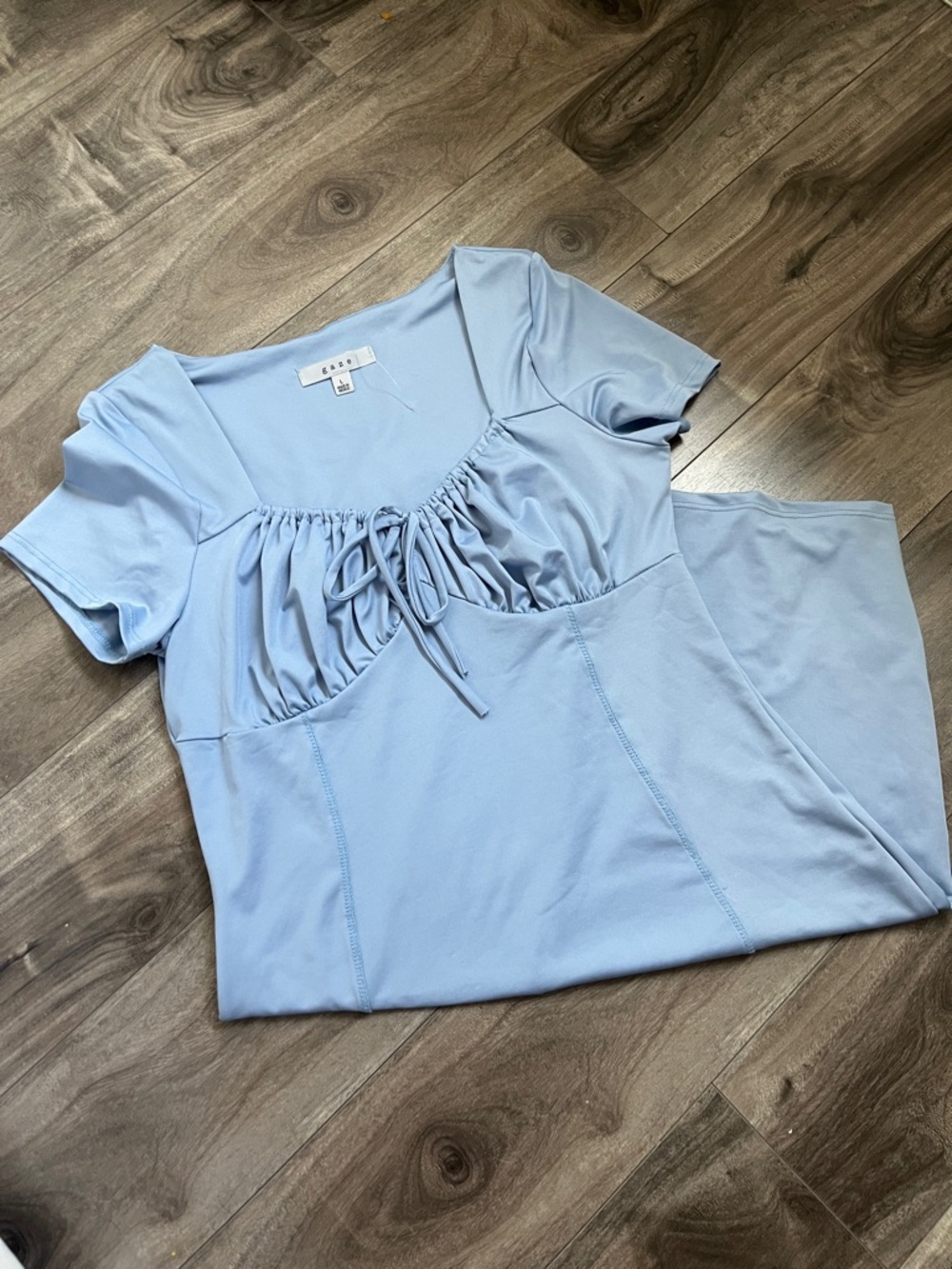 Gaze Baby Blue Mini Dress